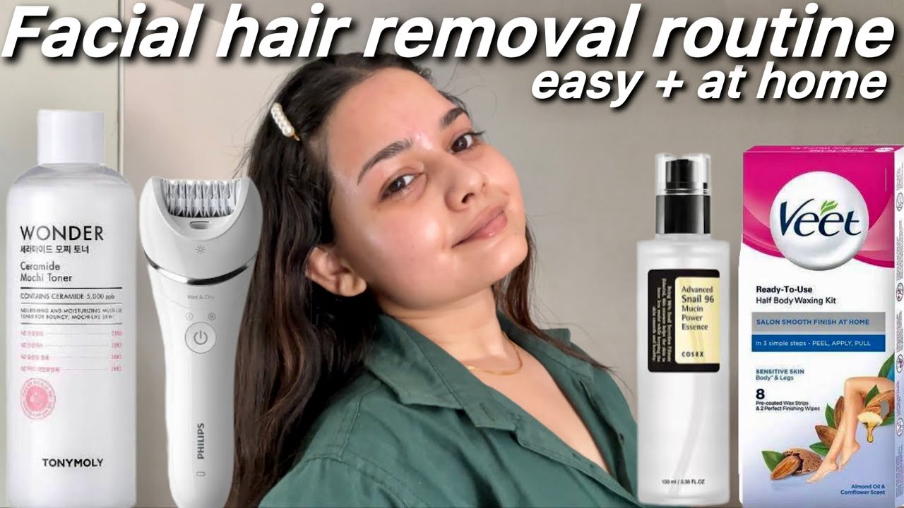 How To Remove Facial Hair at home | How to Use Philips Epilator #facialhair #removefacialhair