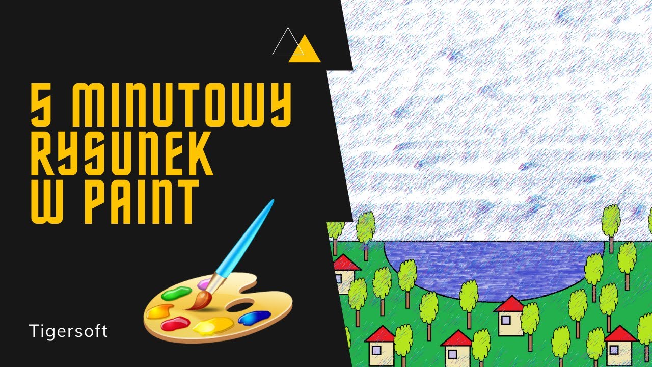 Paint - 5 minutowy rysunek za pomocą sztuczek #paint