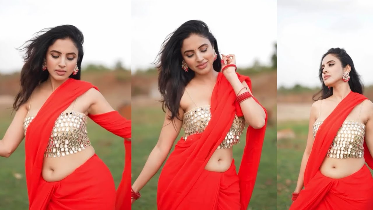 Priyanka Kholgade Desi Saree Curvy Diva Look #actress #bollywood 