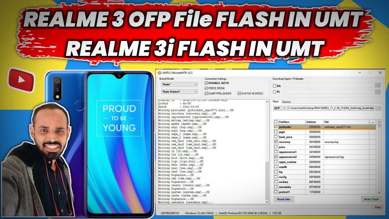 Realme 3 flash in UMT | Realme 3i flash in UMT | HOW TO FLASH Realme 3
