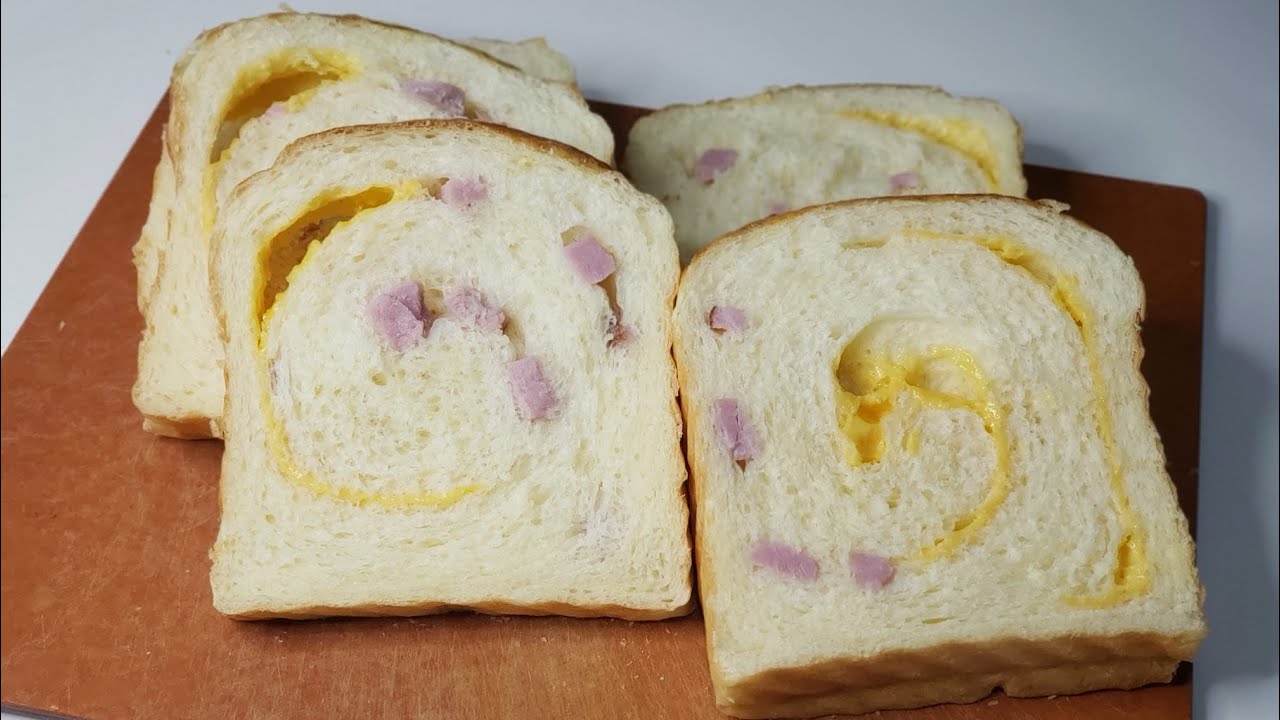 火腿芝士吐司  Ham and Cheese Bread ハムとチーズのパン  햄 치즈 빵