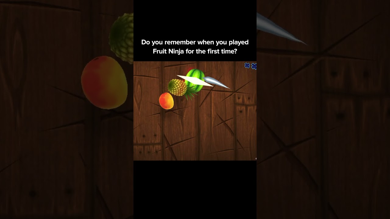 Fruit Ninja Classic doesn't have any ads or in-app purchases. Just saying 😉 #shorts #fruitninja