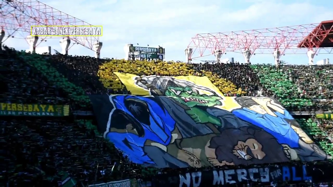 RIVALITAS KOREO BONEK untuk AREMA Di Laga Persebaya vs Arema 2018