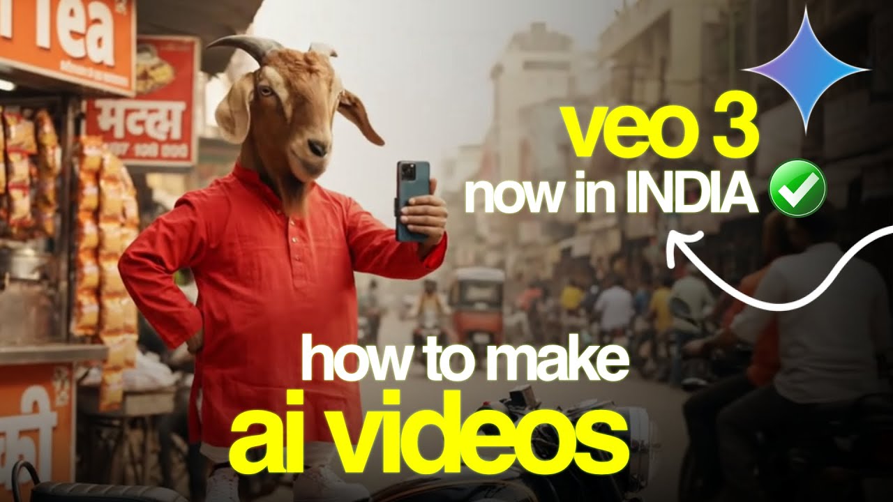GOOGLE VEO 3 launched in INDIA 🇮🇳  Make AI Videos 🤩 How to write Prompt ✅