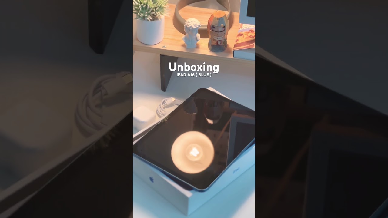 Unboxing ipad A16 (Blue) 
