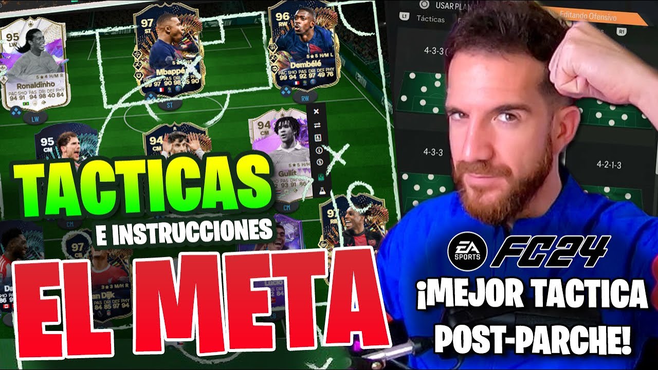 ⚽ FORMACION en EAFC 24: LA MAS CHETADA | MEJOR TACTICA E INSTRUCCIONES POSTPARCHE