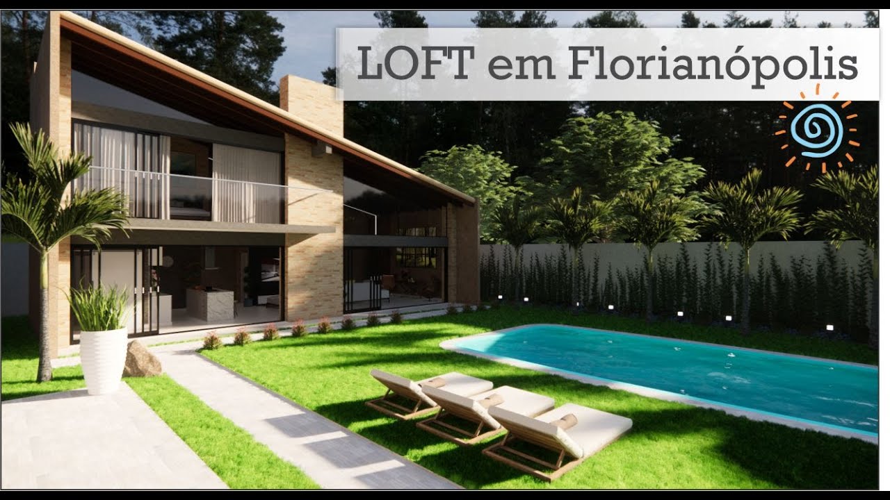 Maquete 3D - LOFT em Florianópolis - SC