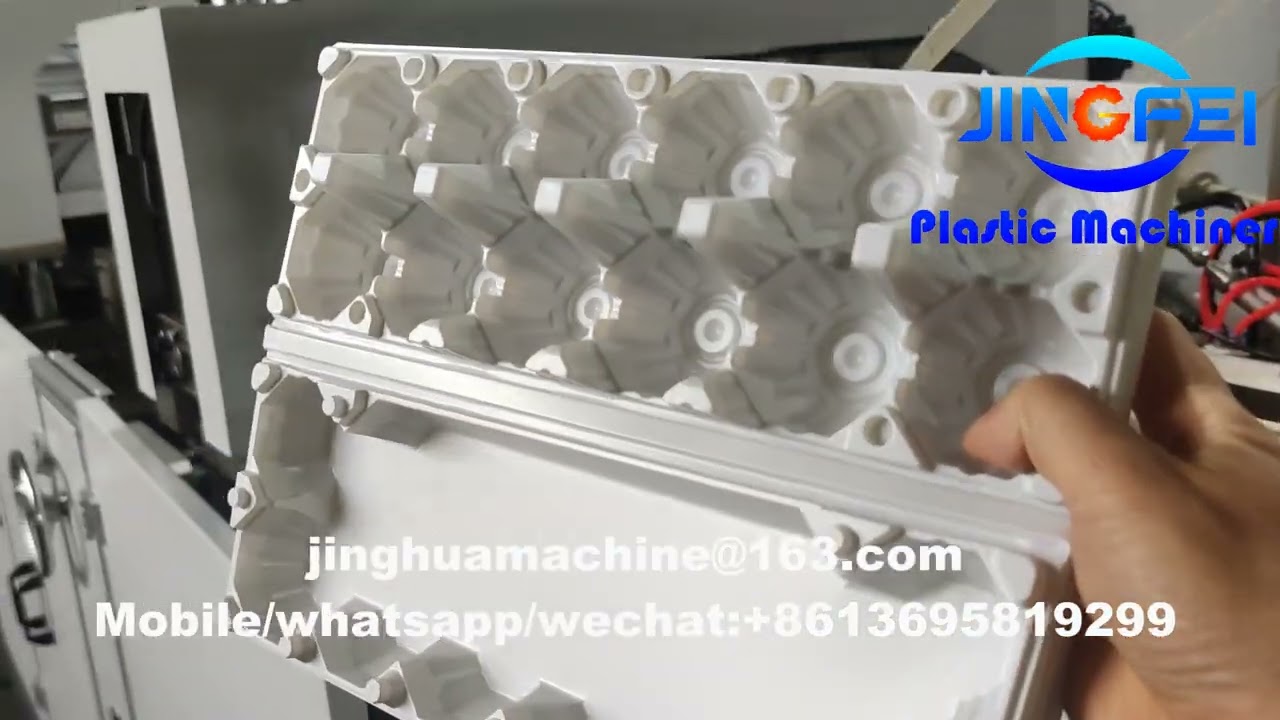Plastic Egg Tray Box Thermoforming machine, Vacuum forming machine, Automatic Food Box Making Machin