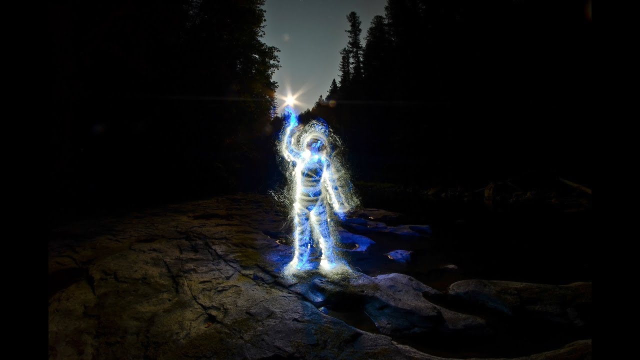 Light Painting Tutorial, Fiber Optic Light Painting