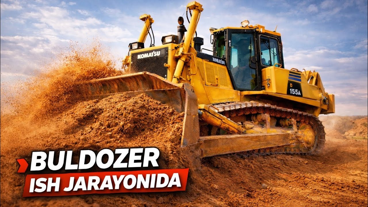 5 YIL ISHLAGAN BULDOZERNI OBZOR QILAMIZ |  Komatsu D155A buldozeri sinovdan o’tdimi?