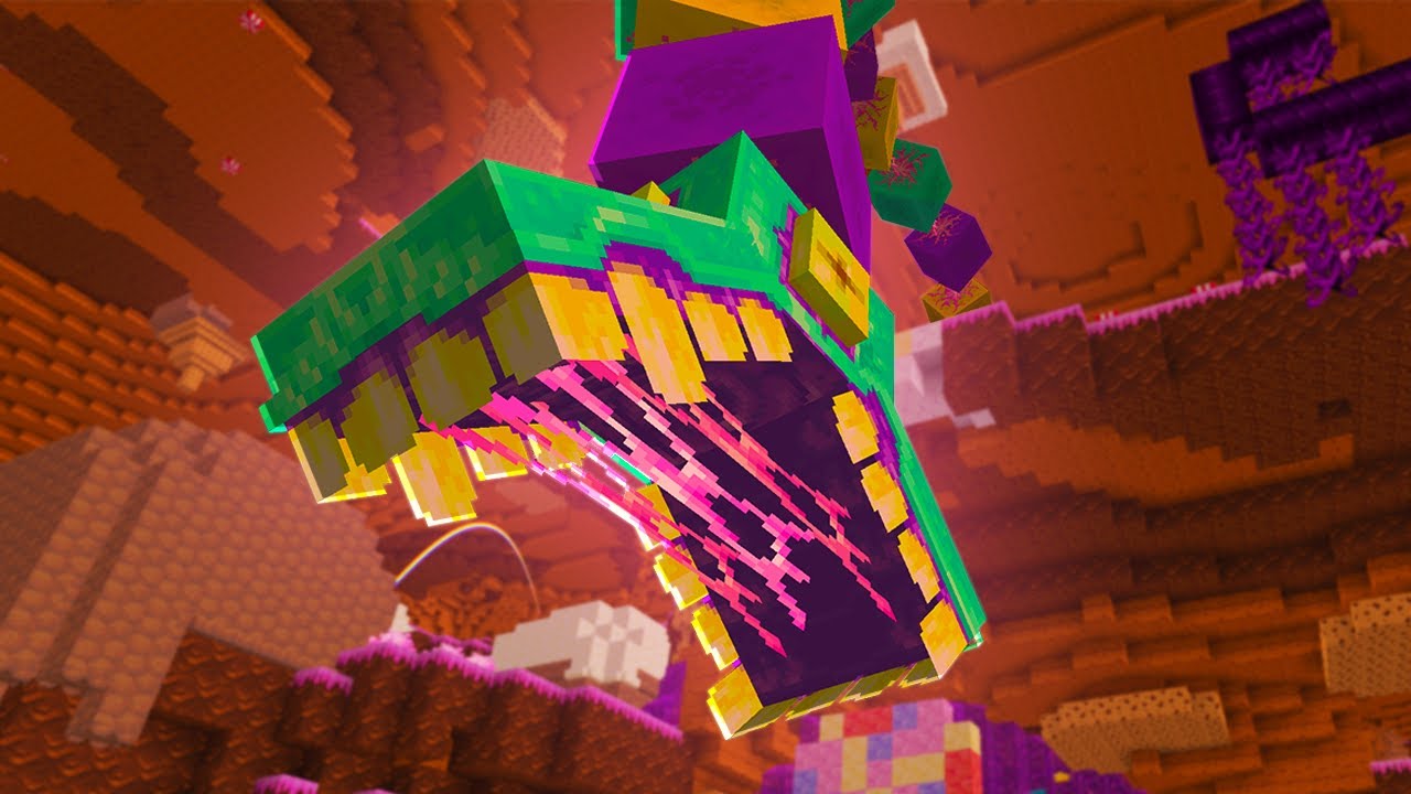 I Tried To Tame a Gum Worm in Minecraft
