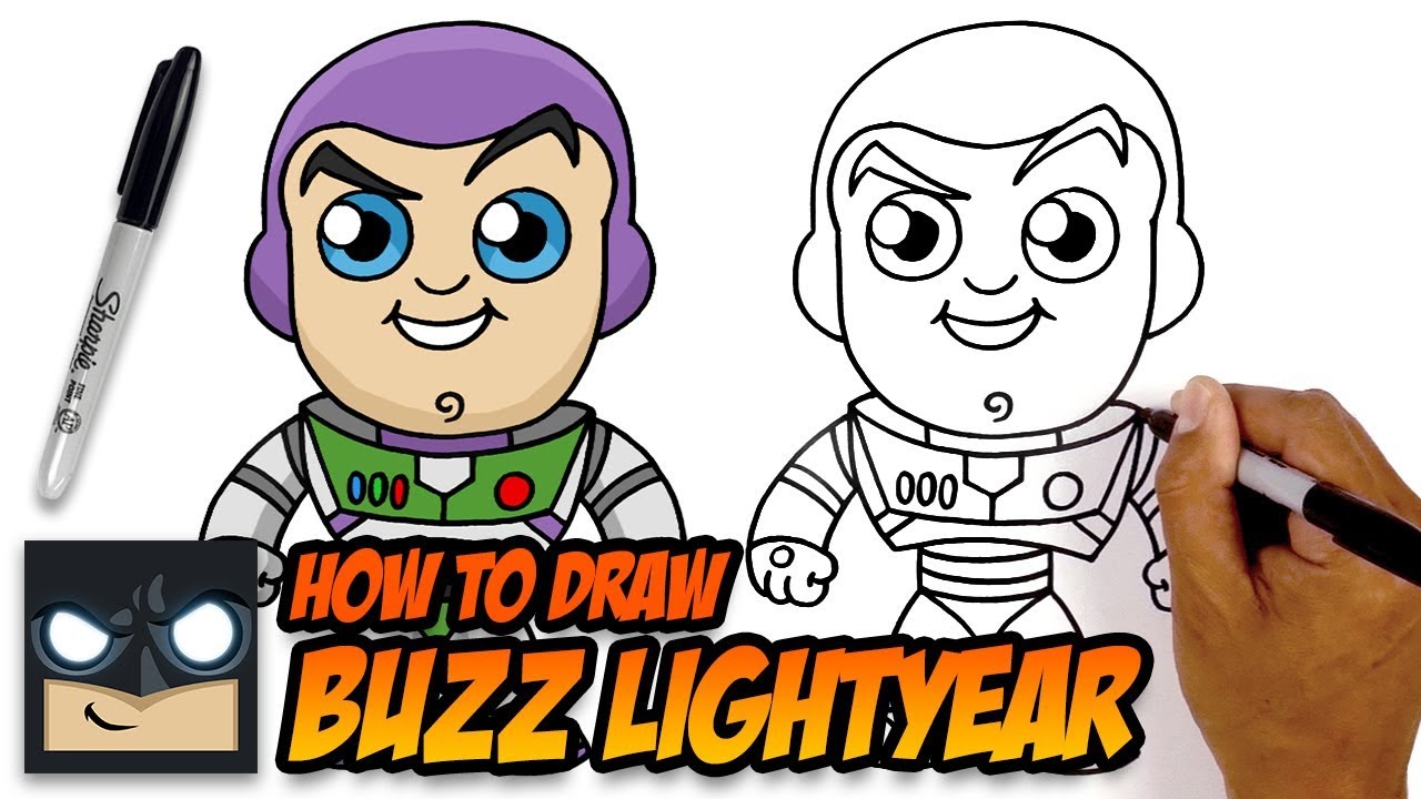 HOW TO DRAW BUZZ LIGHTYEAR | TOY STORY
