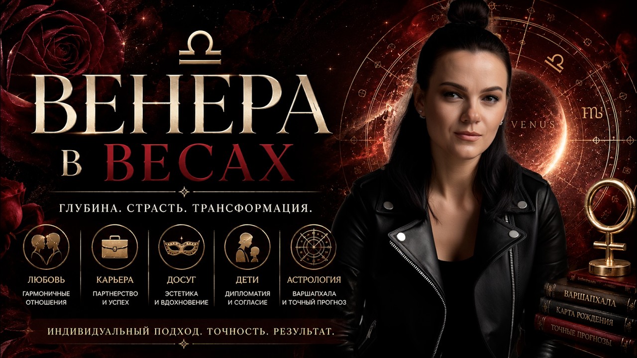 ВЕНЕРА в ВЕСАХ - любовь, деньги, развлечения, стиль. Значение и функции в гороскопе