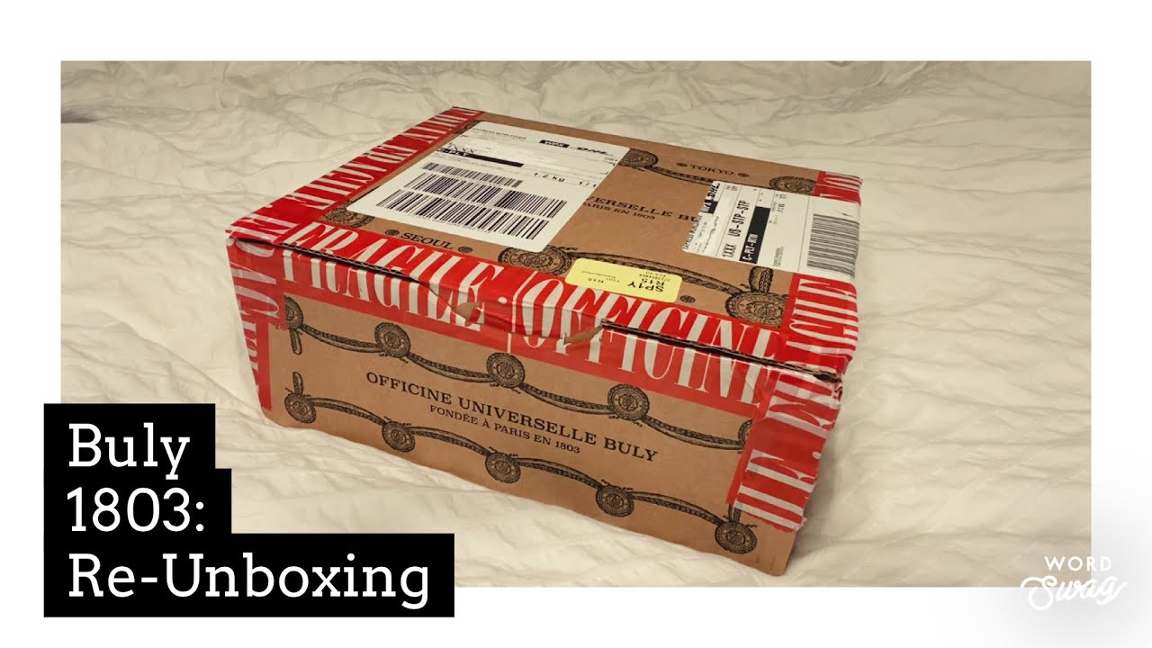 Buly 1803: Re-unboxing