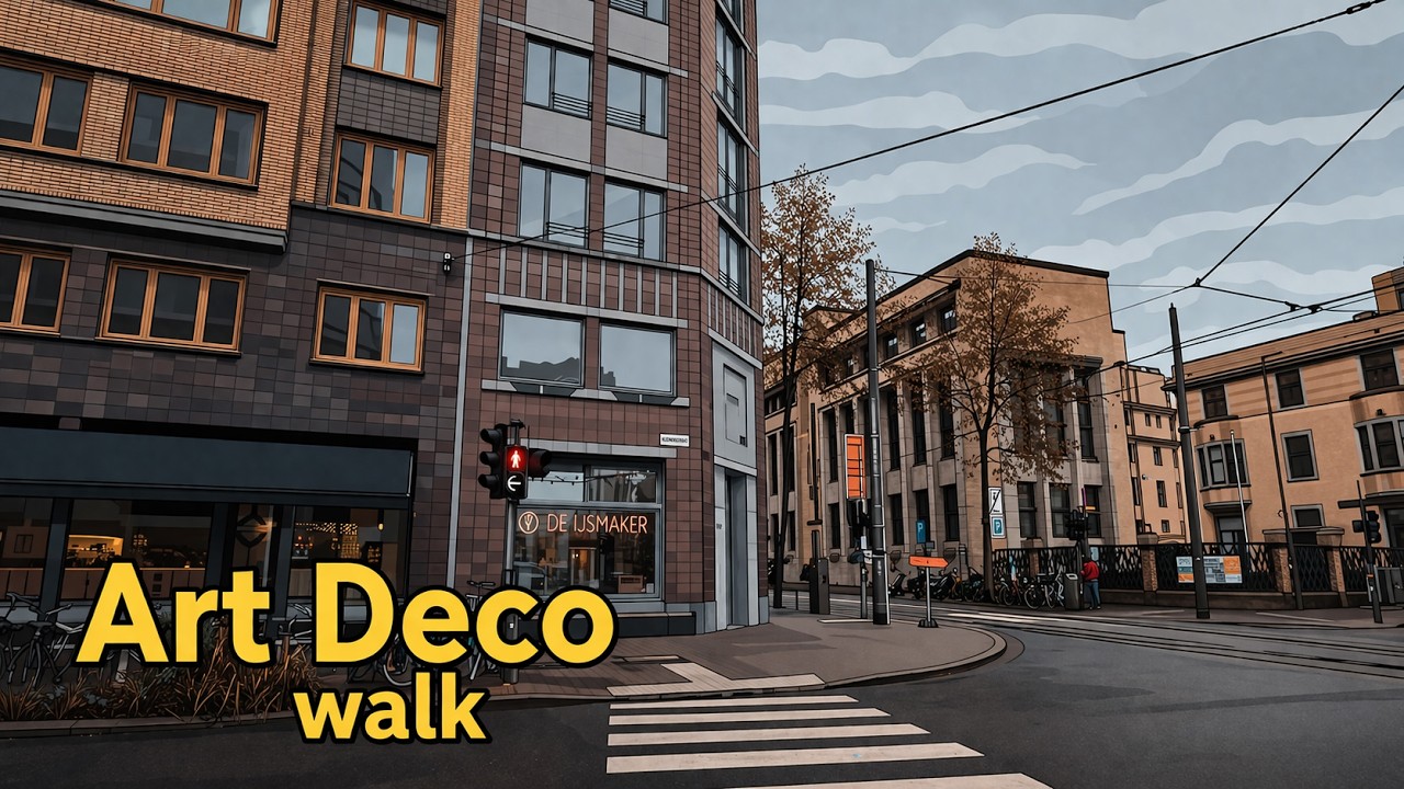 Art Deco Walk in 4K | Antwerp