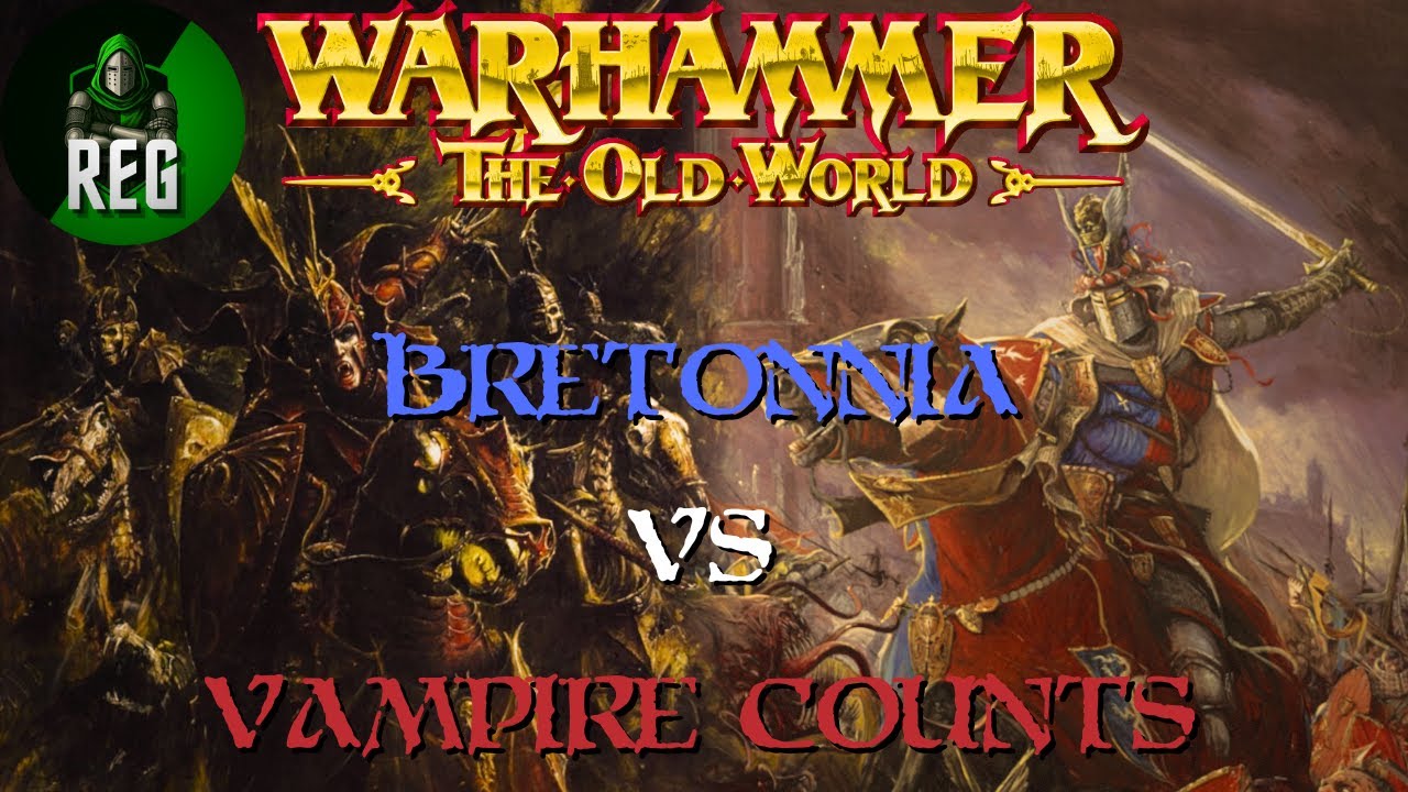 Warhammer The Old World Battle Report | Vampire Counts vs Kingdom of Bretonnia