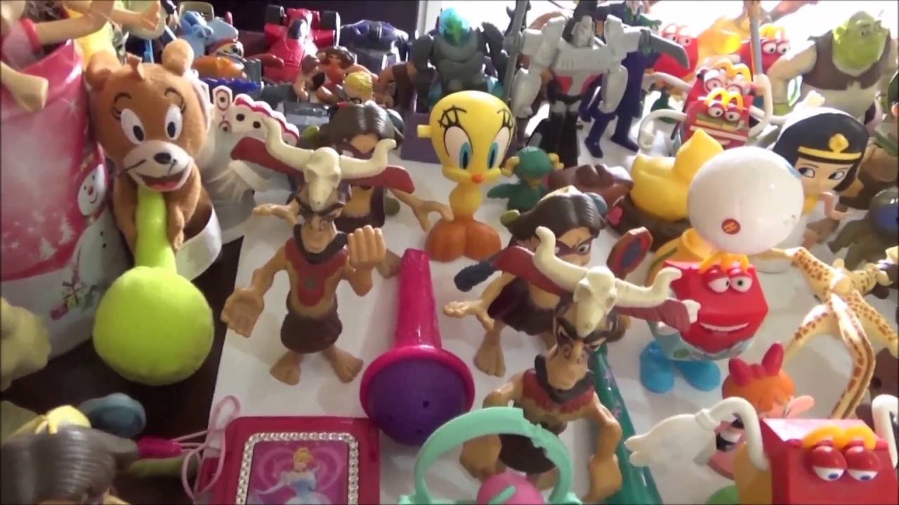 Minha coleção de brinquedos do Mc Donalds