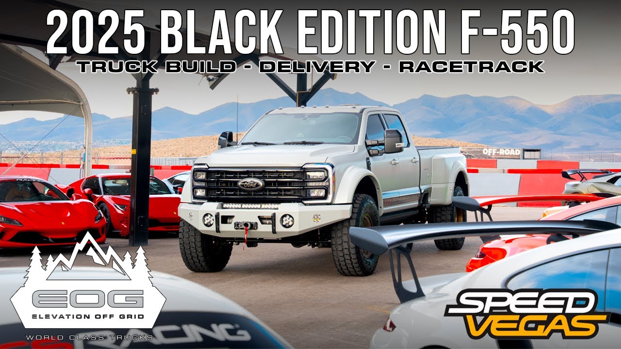 2025 Matte Avalanche Black Edition F-550
