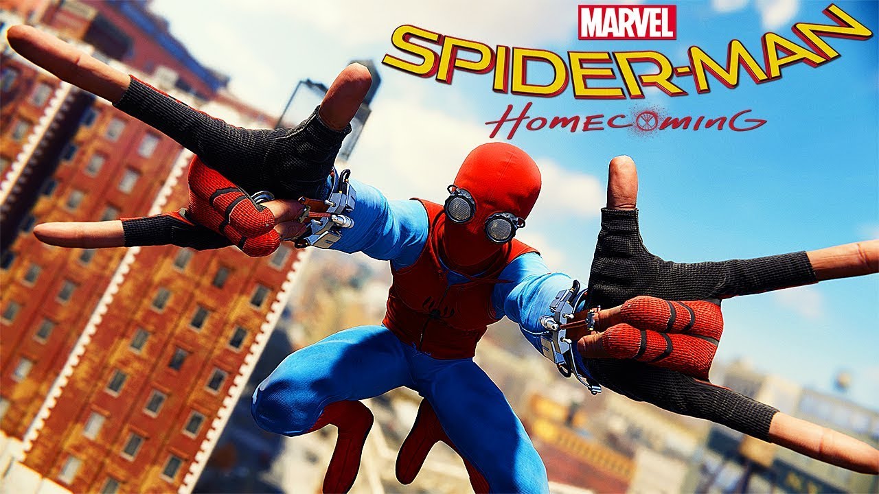 Spider-man Homemade Suit Showcase - SPIDER-MAN PS4 Free Roam