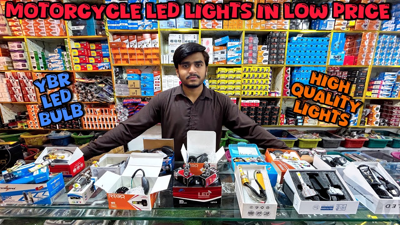 Motorcycle Led Lights In Wholesale Prices🔥|| Ybr Led Light😱|| Pak Moto
