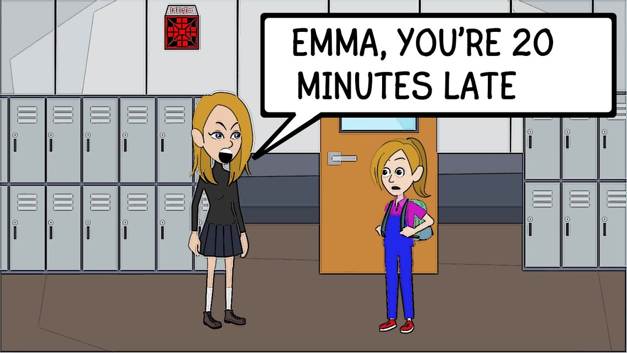 Emma Gets Into Trouble for Arriving to School Late