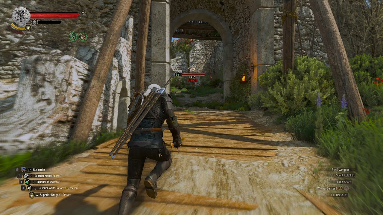 The Witcher 3 NextGen Viper School Gear Redone combat demo