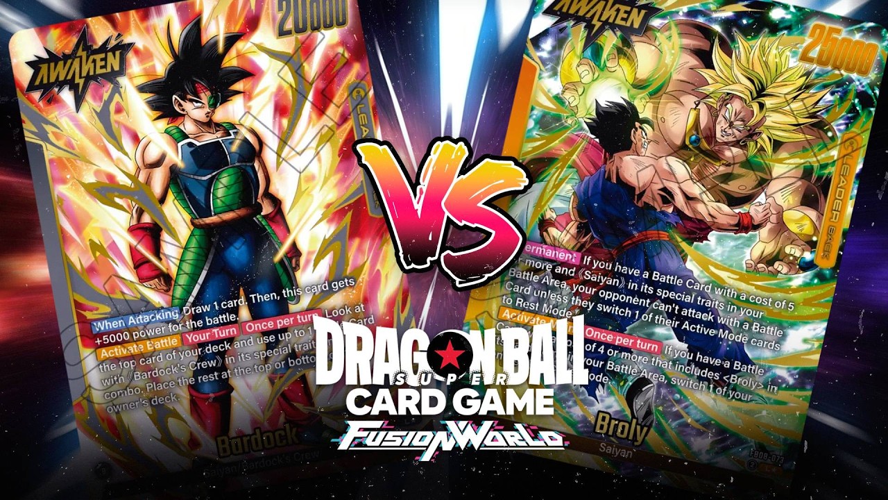 DBSFW - Dragon ball Fusion World - Badock (FS05-001) X Broly (FB08-073)
