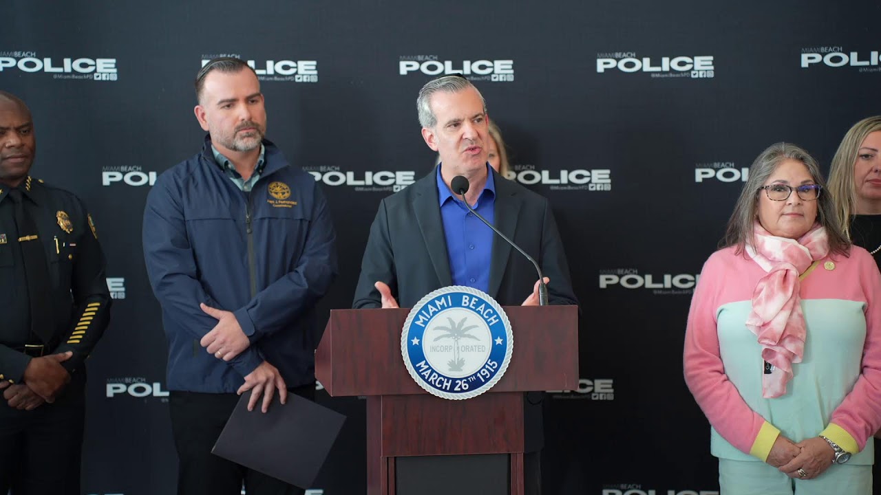 Miami Beach Spring Break 2026 Press Conference