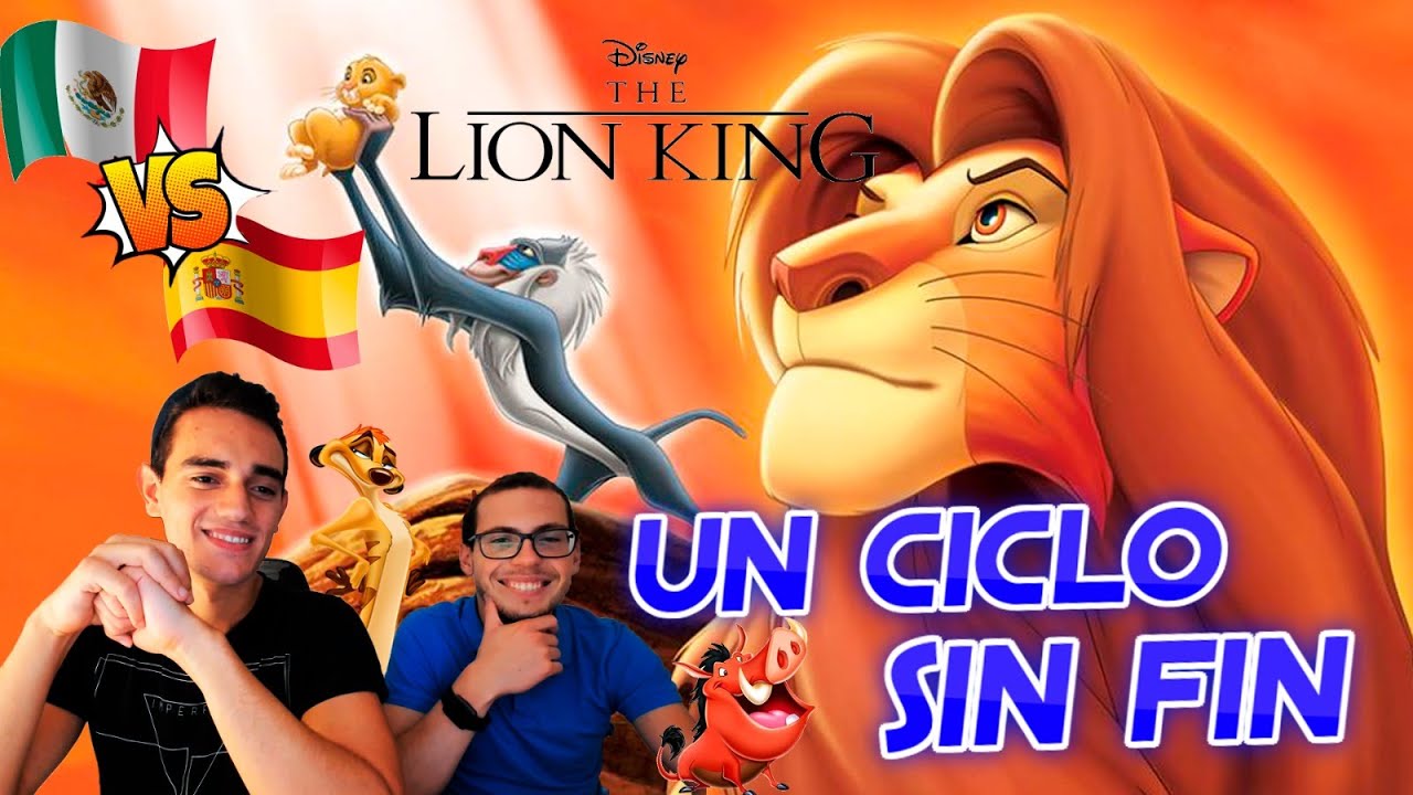 Latino y Español reaccionan a Un Ciclo Sin Fin | EL REY LEÓN | LATINO VS ESPAÑOL |