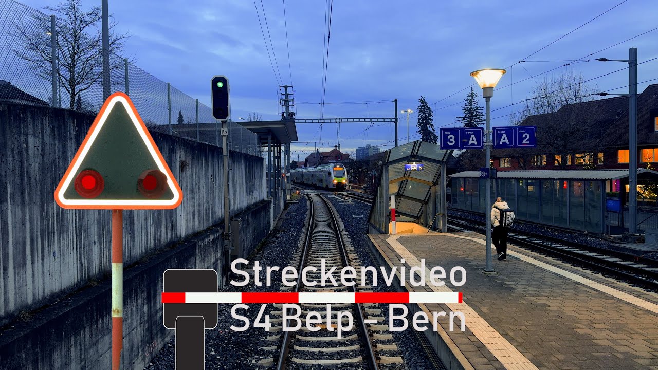 Führerstandsmitfahrt / Cab ride S4 Belp - Bern 🚃 BLS RABe528 MIKA ☀️