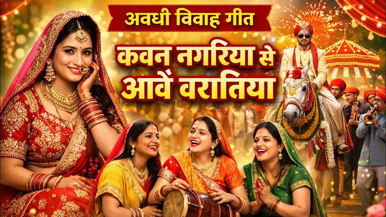 अवधी विवाह गीत | कवन नगरिया से आवै बरातिया | Traditional Awadhi Wedding Song 2026 #video 