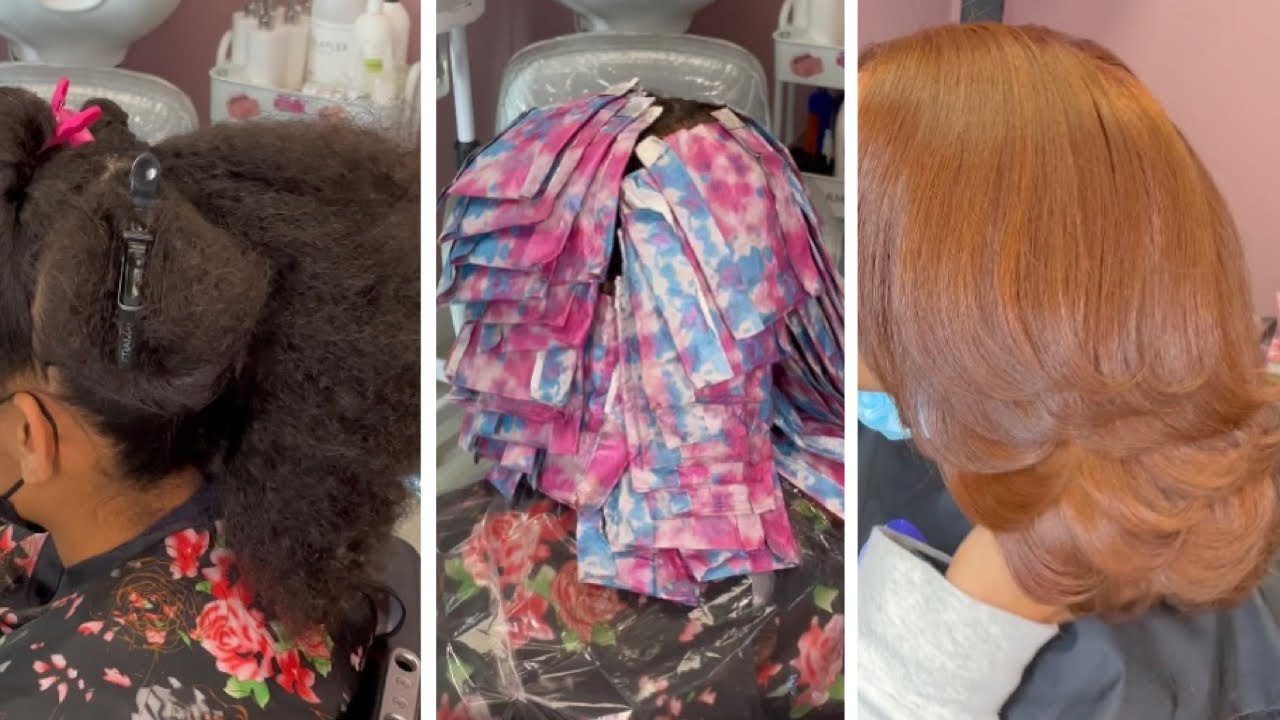I did her First Ever Hair Color | No bleach Copper hair | Fall Hair Color | Cassandra Olivia