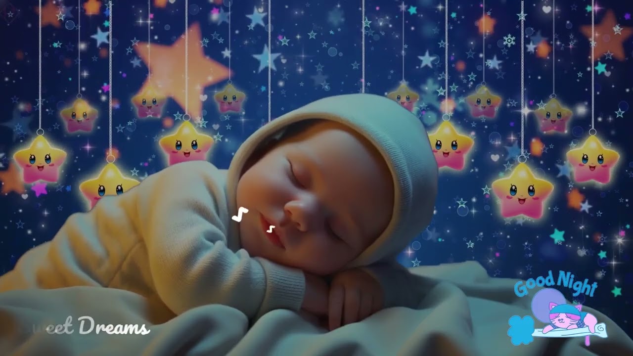 Baby Sleep Music 🍼 Baby Falls Asleep Instantly in 3 Minutes 🌛 Mozart & Brahms Lullabies
