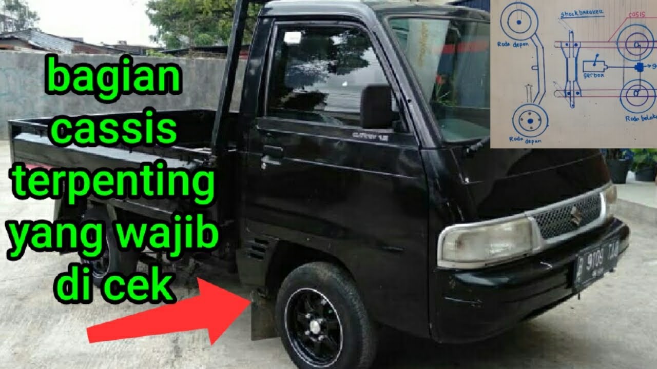 Seputar cassis suzuki carry pick up yang wajib diketahui (skema)