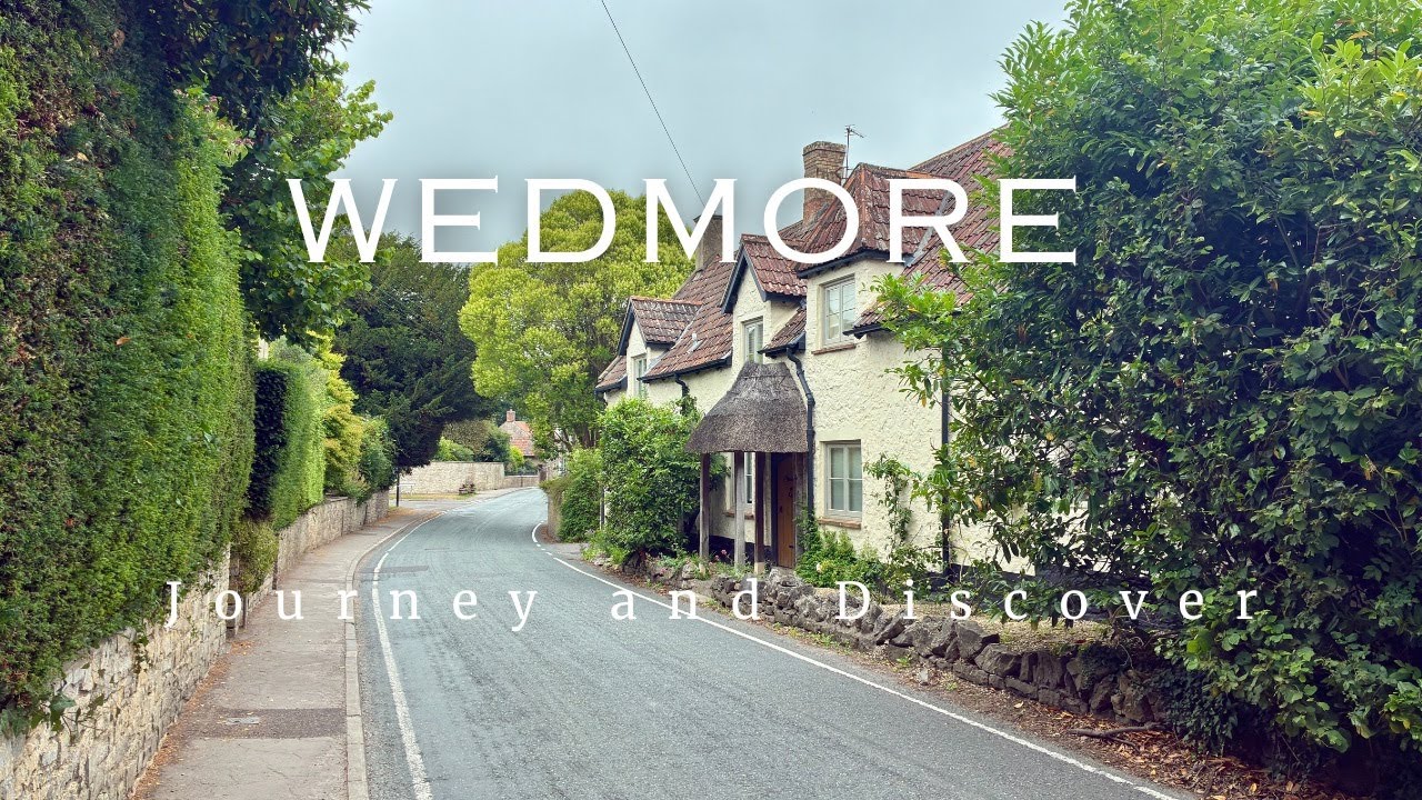 [4K] Exploring Somerset Villages. Walking tour of Wedmore.