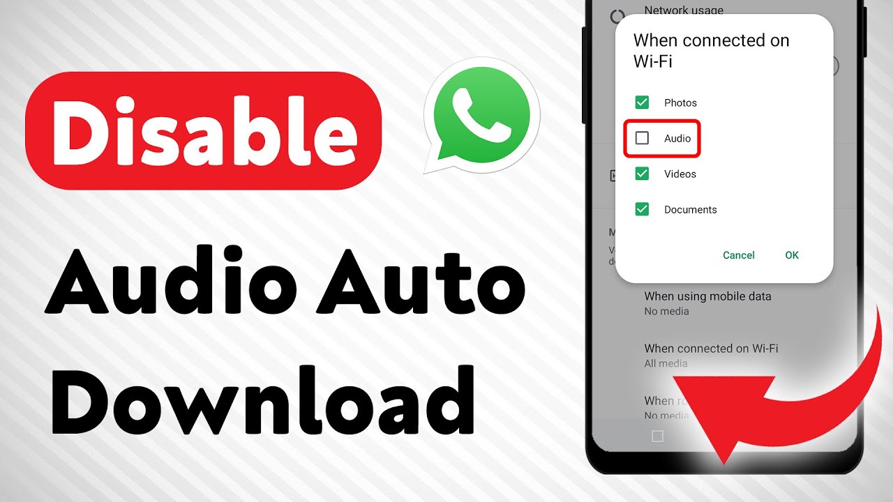 How To Disable Audio Auto-Download on WhatsApp (Updated)