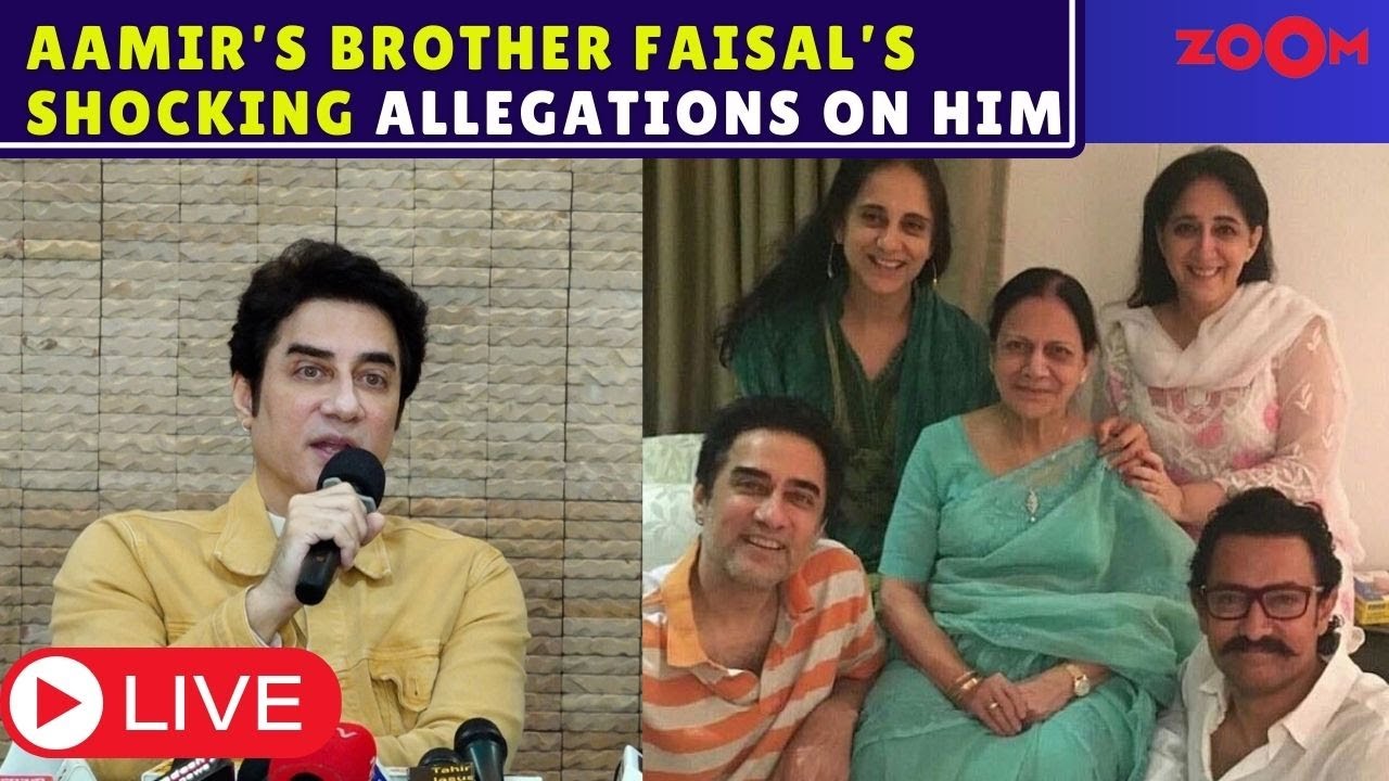 LIVE: Aamir Khan's brother Faisal Khan’s BIG comment on brother's marriage, SHOCKING allegations