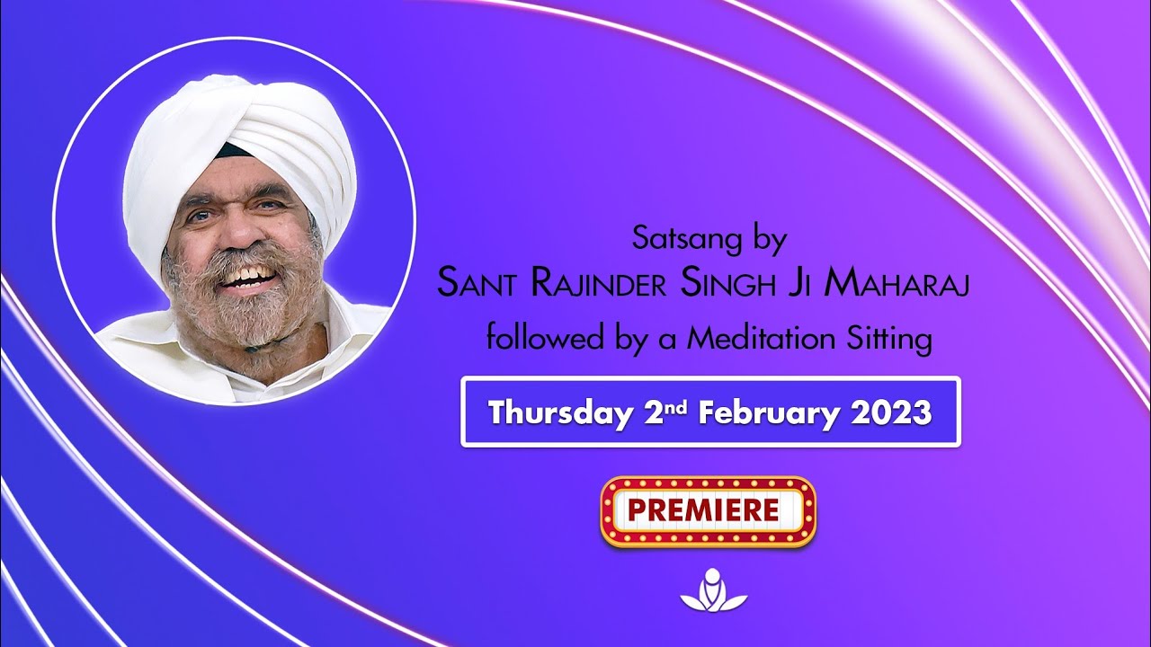 Satsang By Sant Rajinder Singh Ji Maharaj - Feb 02, 2023
