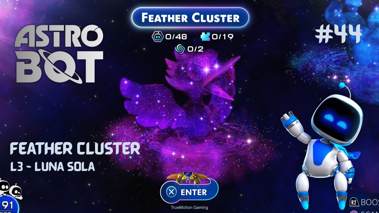 Astro Bot Luna Sola – 100% Collectibles (No Commentary) | TrueMotion Gaming