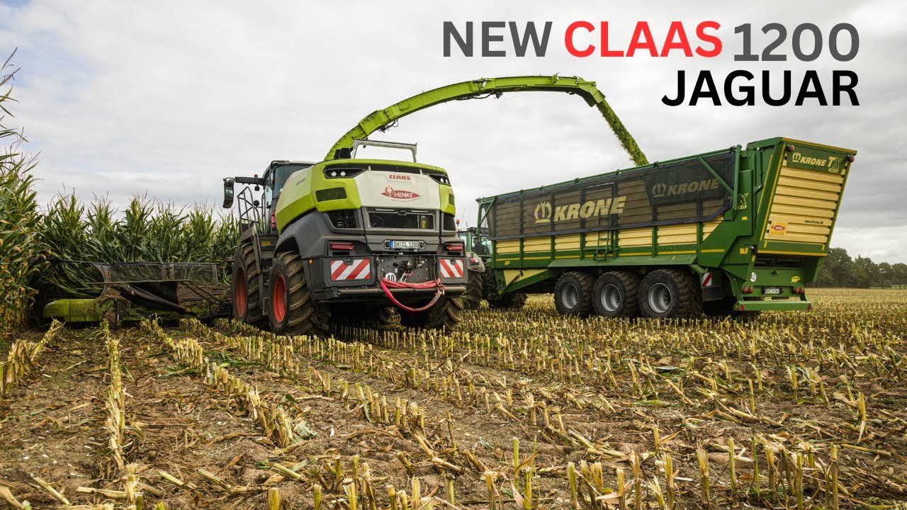 Neuer Claas Jaguar 1200 in der Maisernte | Lohnunternehmen Henke im Einsatz