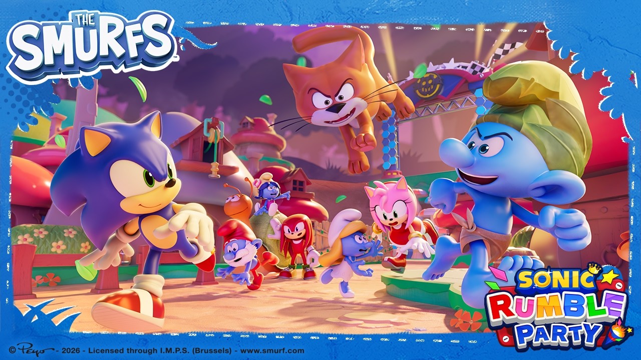 Sonic Rumble Party - Sonic Meets The Smurfs | Gameplay Trailer