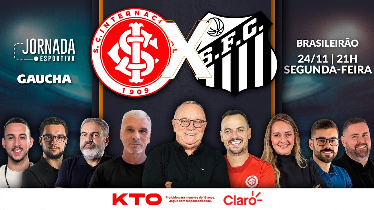 HOJE NOS ESPORTES + INTER 1x1 SANTOS | BRASILEIR&Atilde;O | JORNADA DIGITAL | 24/11/2025