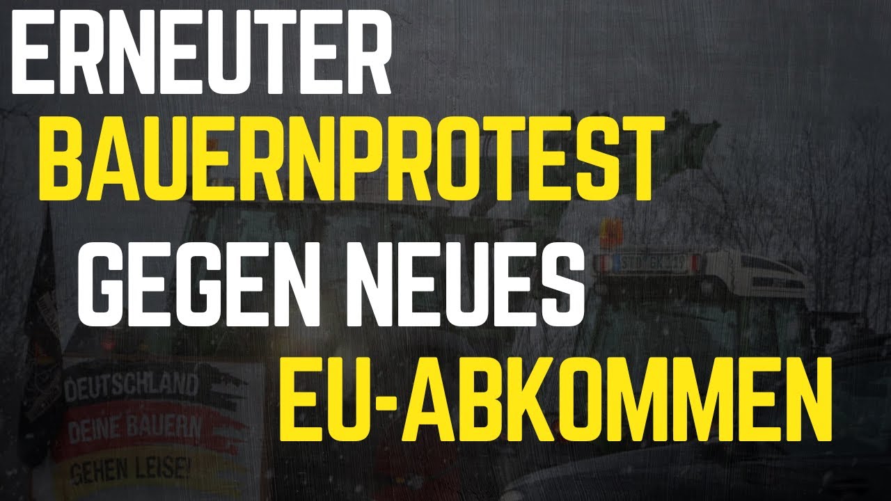 💥AKTUELL: Bauern-Proteste gegen EU-Mercosur-Abkommen: Landwirte blockieren Auffahrten 💥