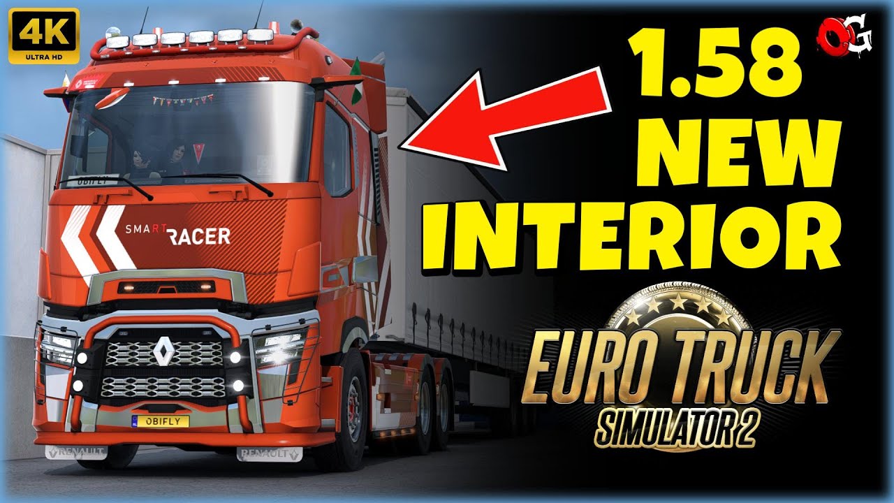 ETS2 1.58 | Renault T Range New Interior Update | Moza DD TSW Gameplay