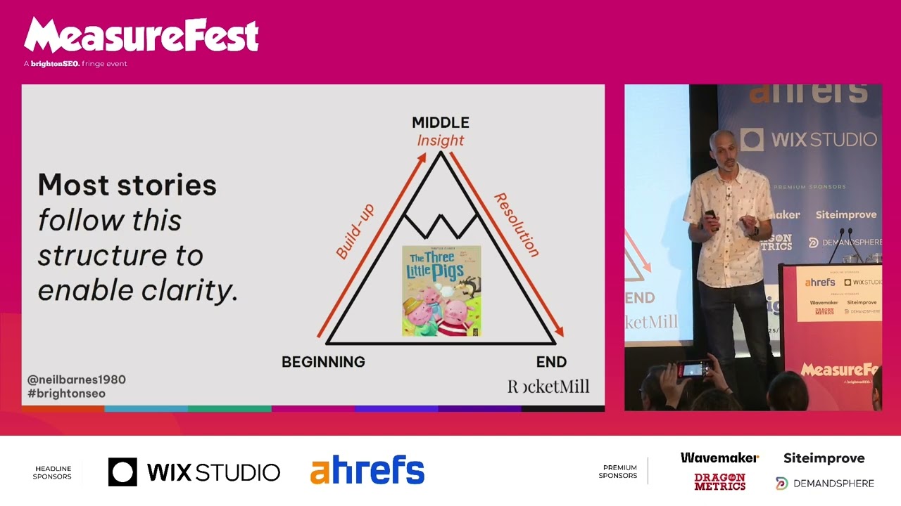 Engaging audiences & driving action through data storytelling - Neil Barnes - brightonSEO April 2024