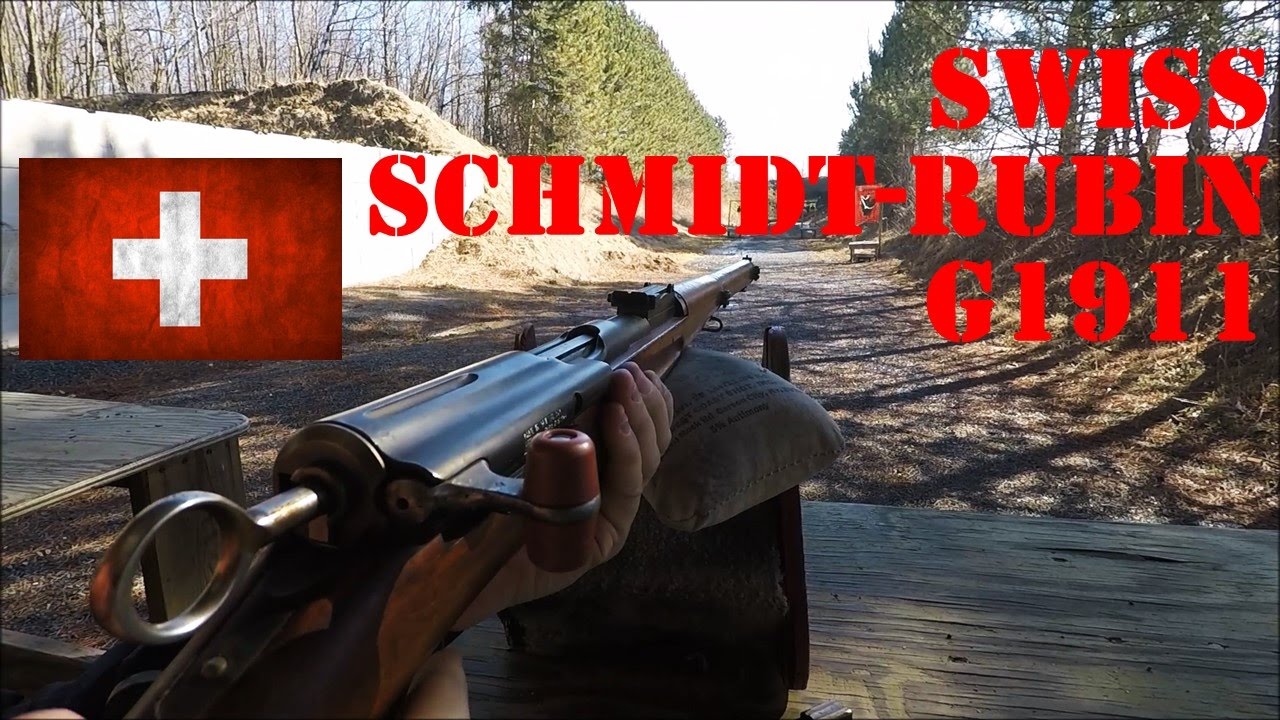 Swiss Schmidt-Rubin Gewehr M1911 Infantry Rifle. 7.5x55mm.