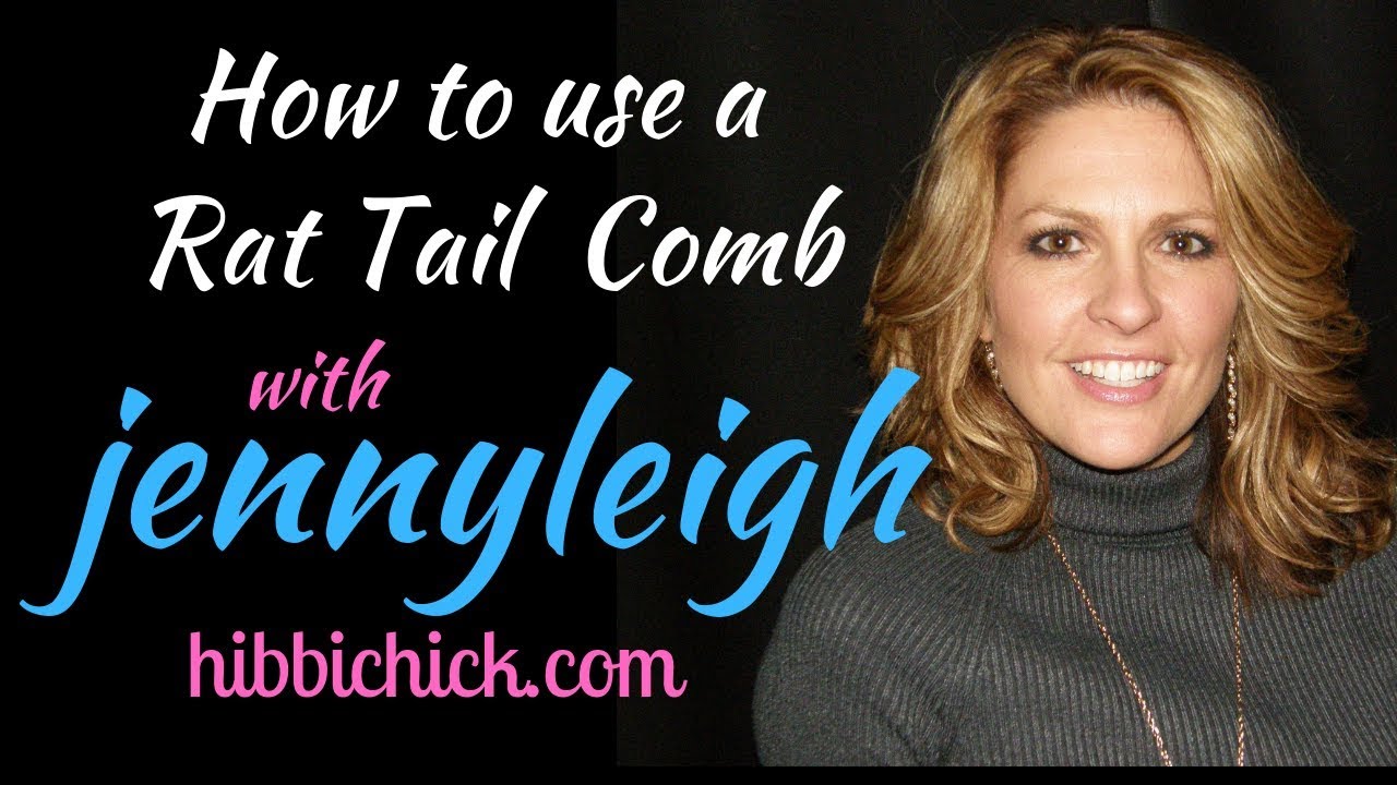 How to use a Rat Tail Comb