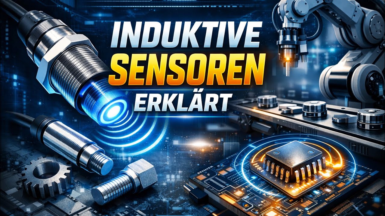🔧 Induktive Sensoren einfach erklärt – Funktionsweise & Einsatzgebiete 🔍