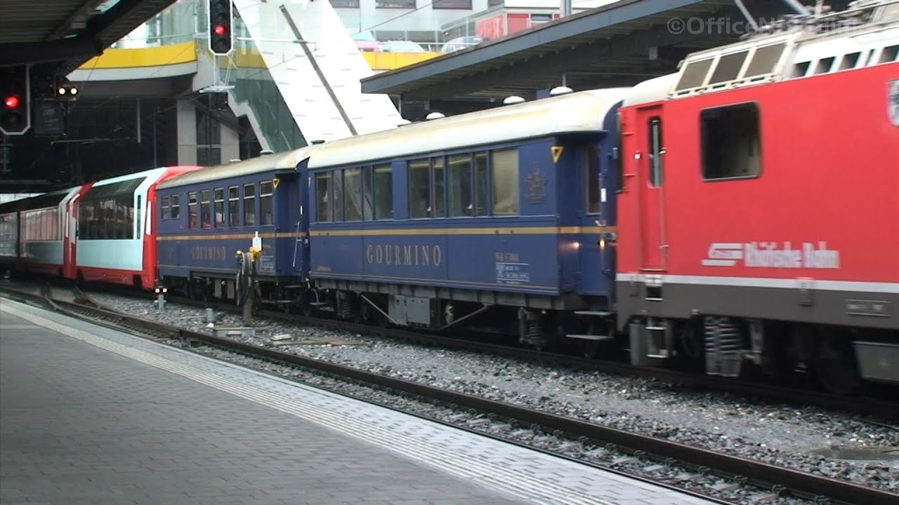 レーテッシュ鉄道 クール駅 アルブーラ線でサンモリッツへ