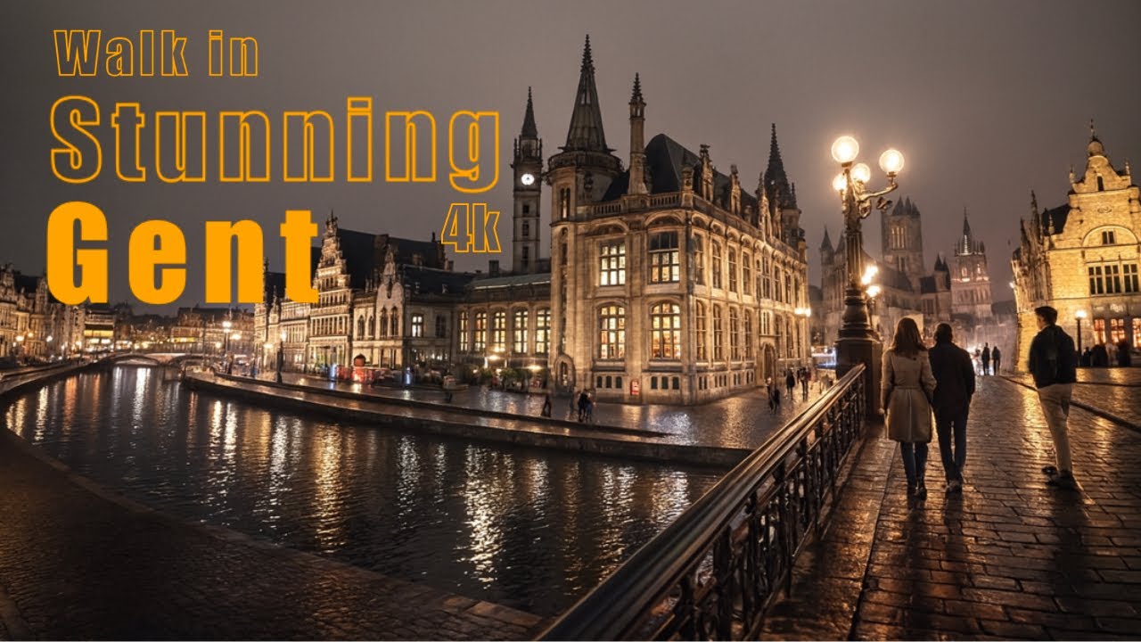 GENT Ghent Belgium 🇧🇪 | 4K Walking TourHidden Pearls of Flanders